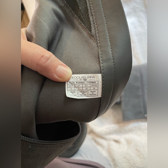 Koolaburra by UGG Grey Suede Riding Boots - Picture 9 of 9